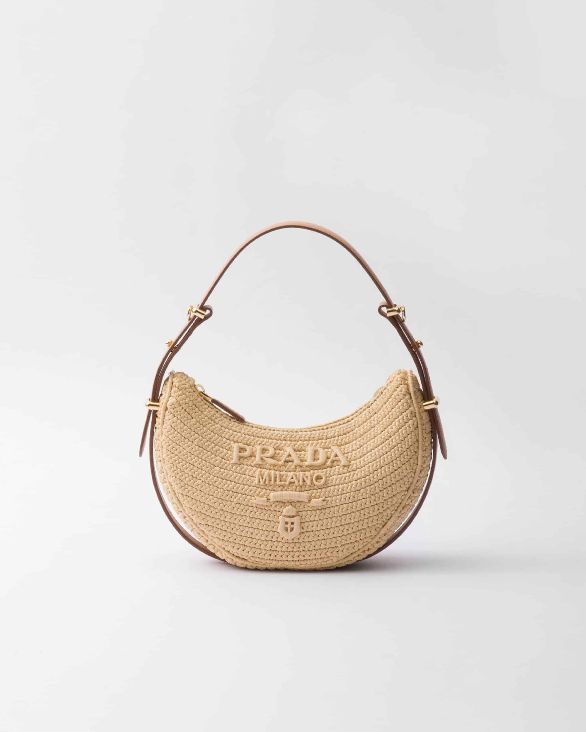 Prada Arqué crochet shoulder bag