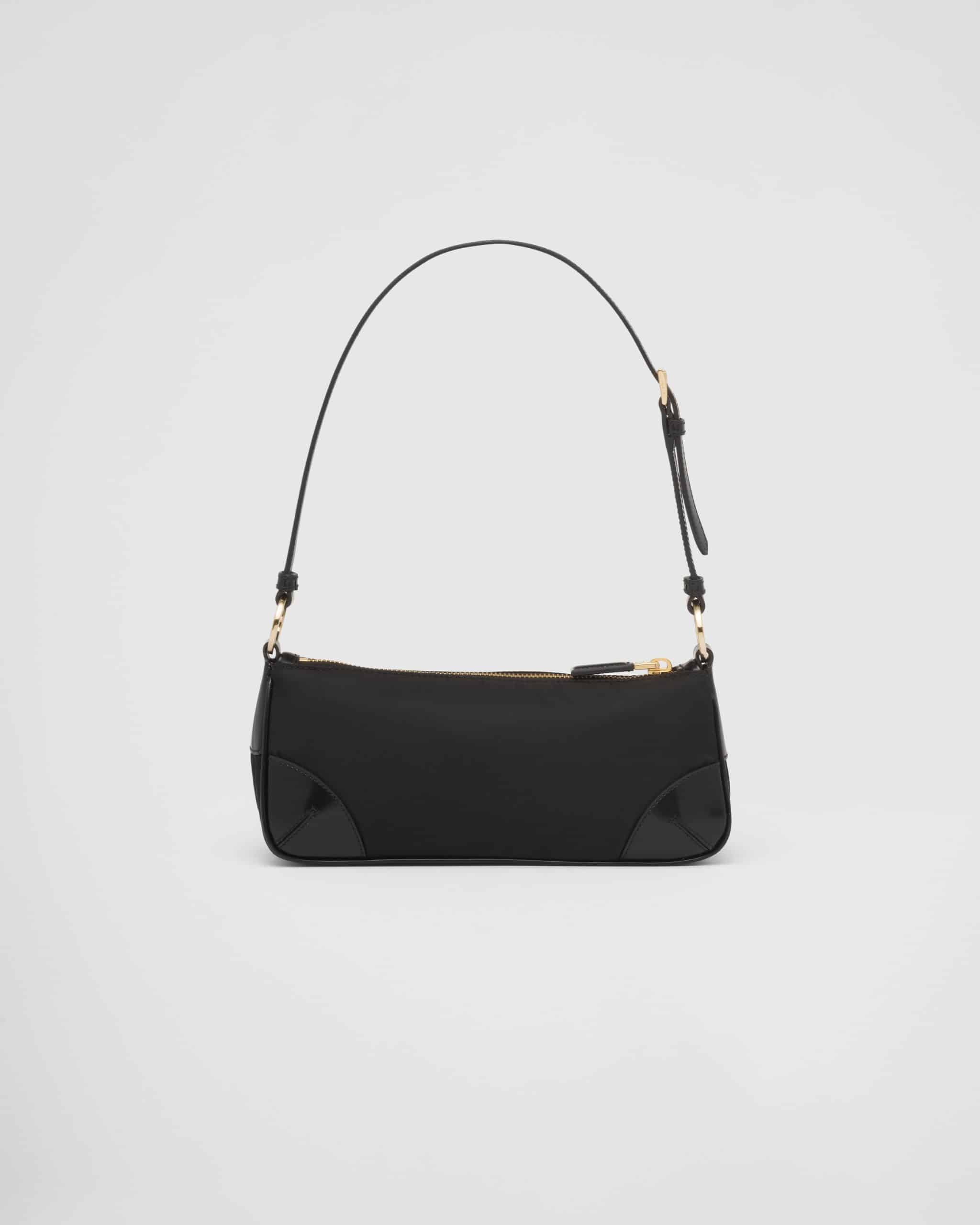 Re-Edition 2002 Re-Nylon and brushed leather shoulder bag
