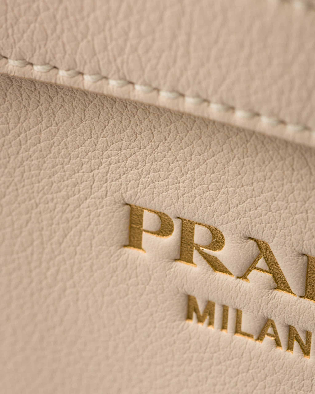 Prada Buckle medium leather handbag with double belt