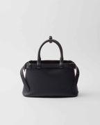 Prada Buckle small leather handbag with double belt