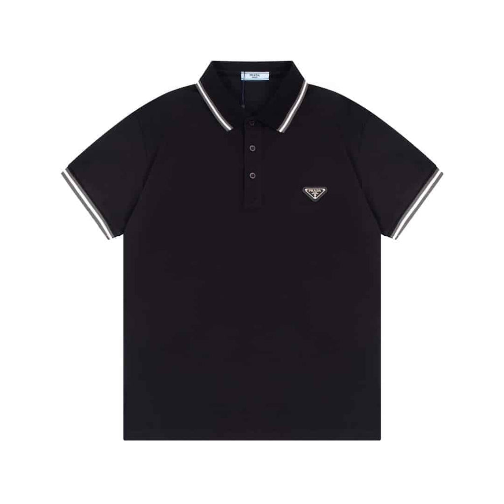 Prada Cotton Black Polo shirt