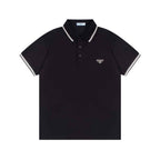Prada Cotton Black Polo shirt