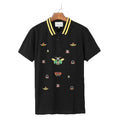 Gucci Bee-embroidered Polo T-Shirt