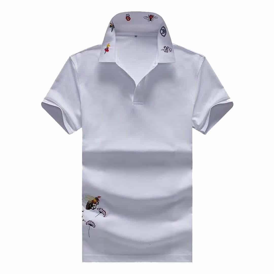 Gucci Men’s Polo White T-Shirt