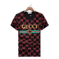 Gucci GG Printed Black Cotton T-Shirt