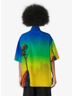 Valentino Dragon at Dawn graphic-print silk shirt