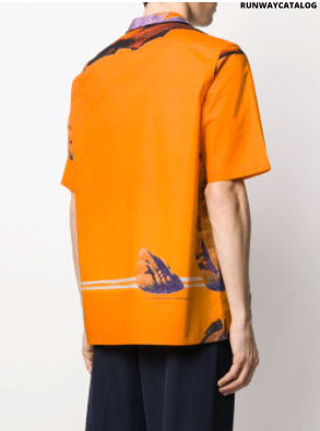 Valentino Yellow City button-up shirt