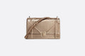 Christian Dior Diorama Bag Metallic Gold Microcannage Calfskin bag