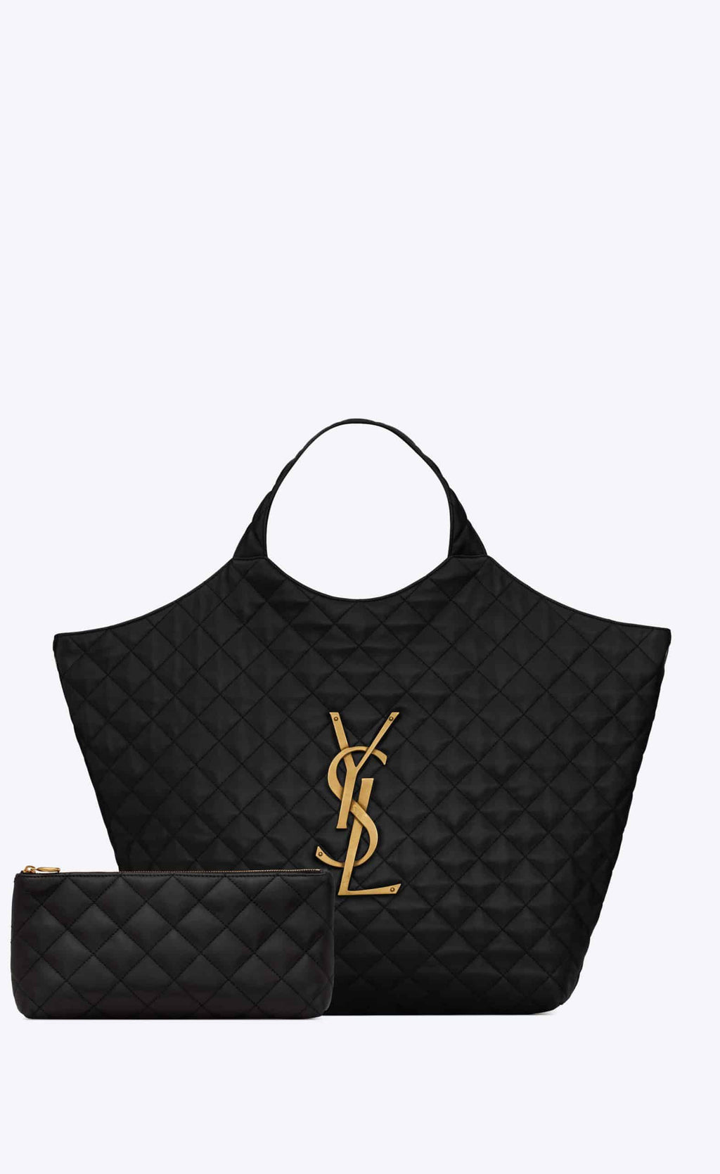 YSL icare maxi shopping bag in quilted lambskin