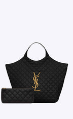 YSL icare maxi shopping bag in quilted lambskin