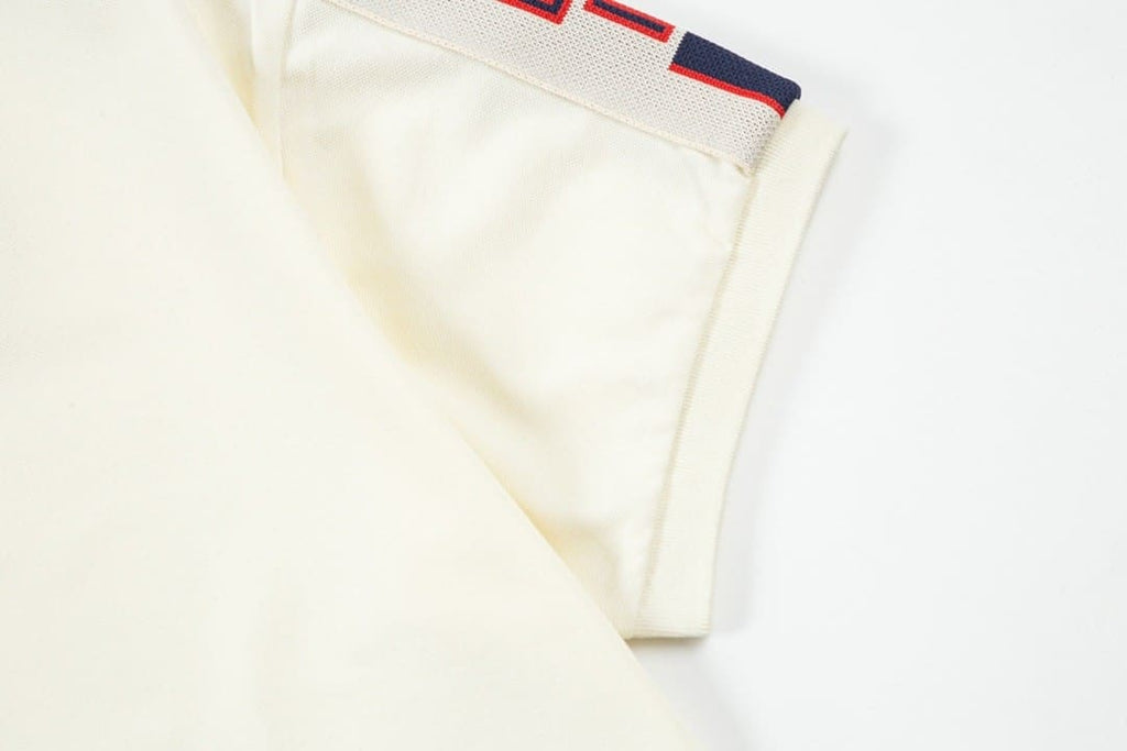 Gucci Side Stripe Logo Pique Polo