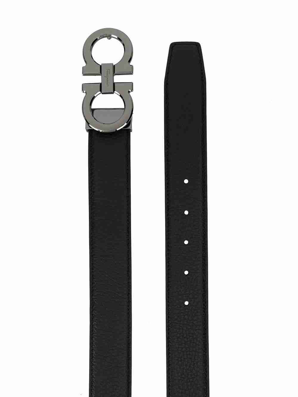 Salvatore Ferragamo Gancini buckle reversible belt