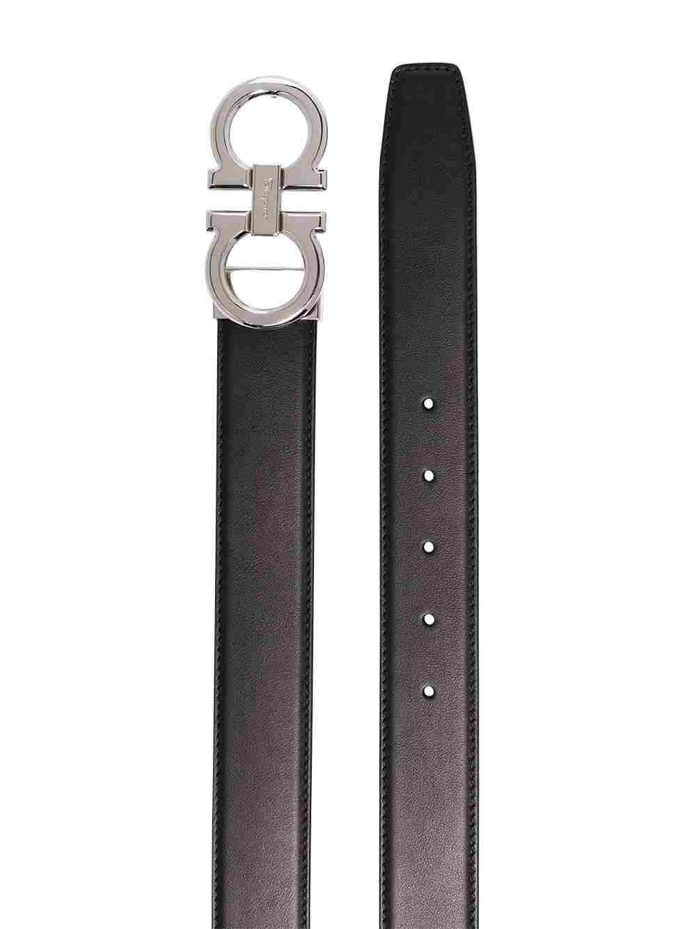 Salvatore Ferragamo Gancini reversible belt