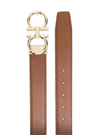 Salvatore Ferragamo logo-plaque leather belt
