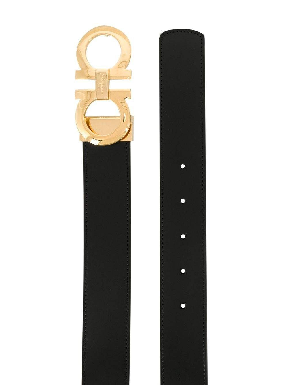 Salvatore Ferragamo Gancini leather belt