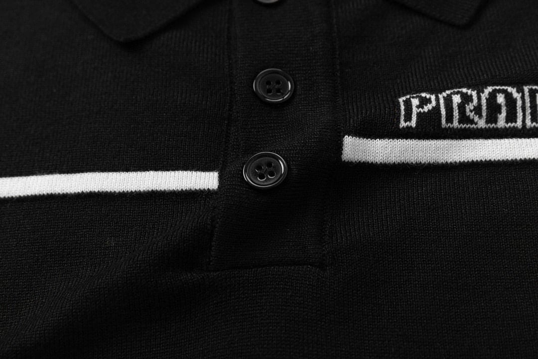 Prada Superfine wool Polo Tshirt