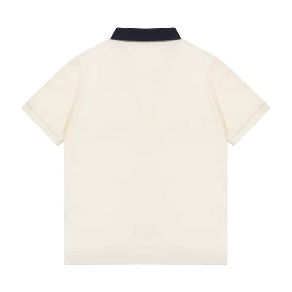 Gucci Side Stripe Logo Pique Polo
