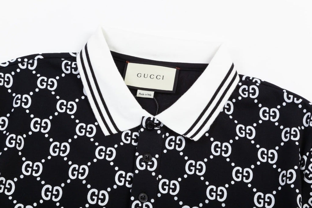 Gucci GG Print Polo Shirt