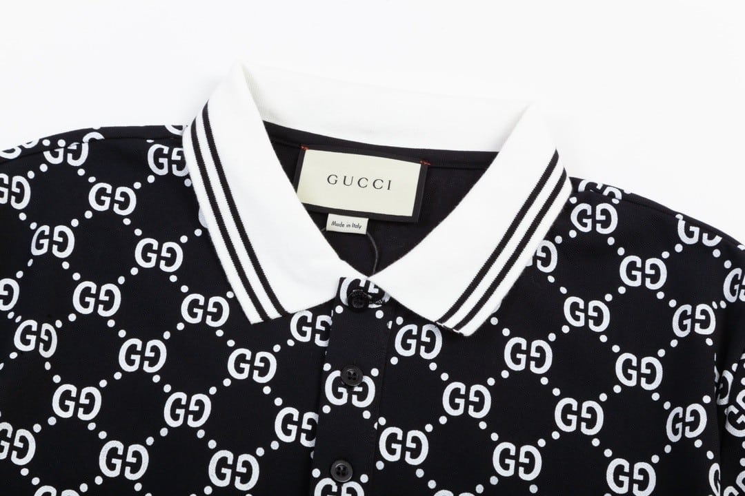 Gucci GG Print Polo Shirt