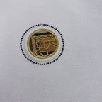 Logo Cotton Lapel Polo Shirt White