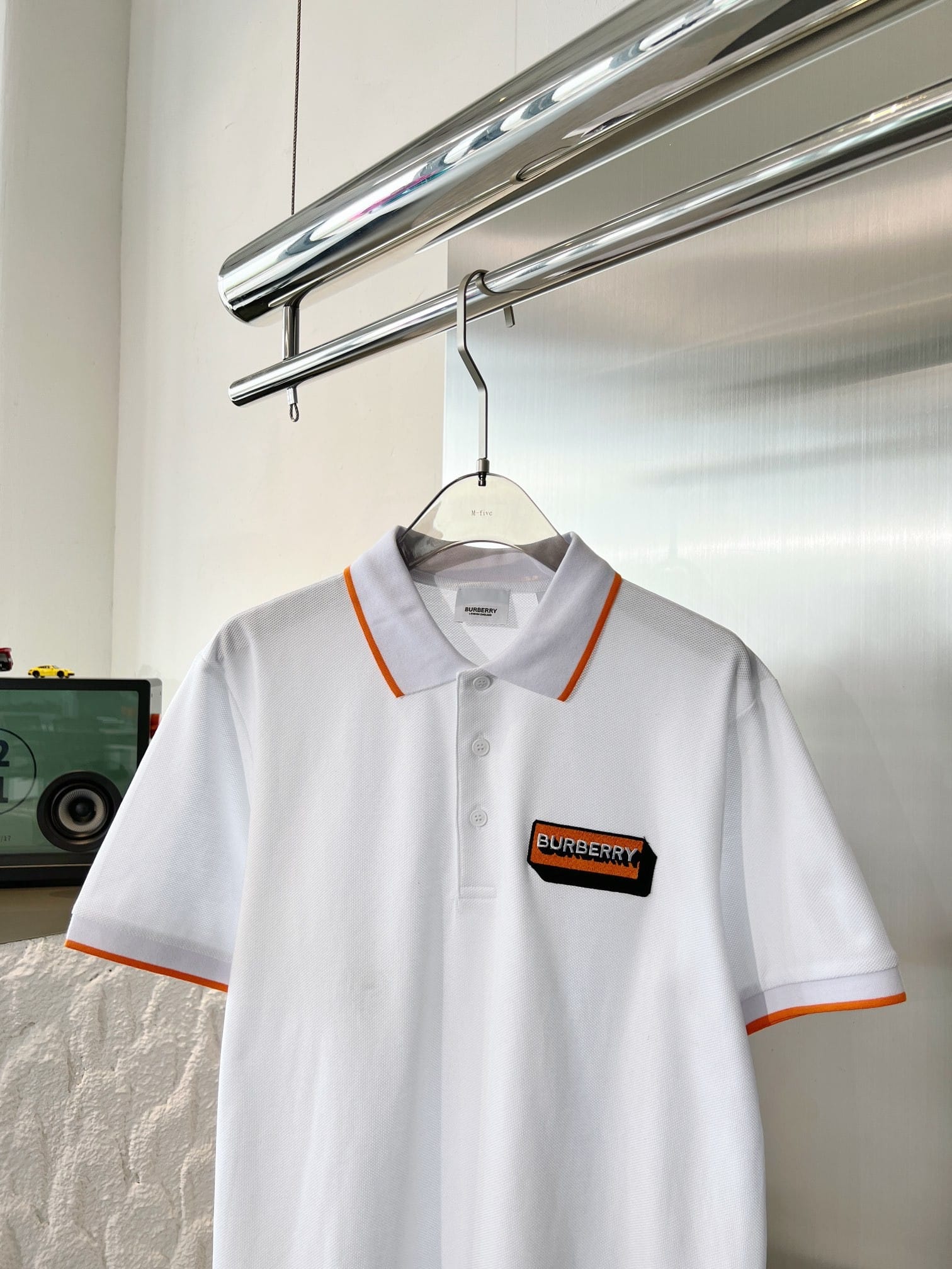 Logo capsule Cotton Piqué Polo Shirt White