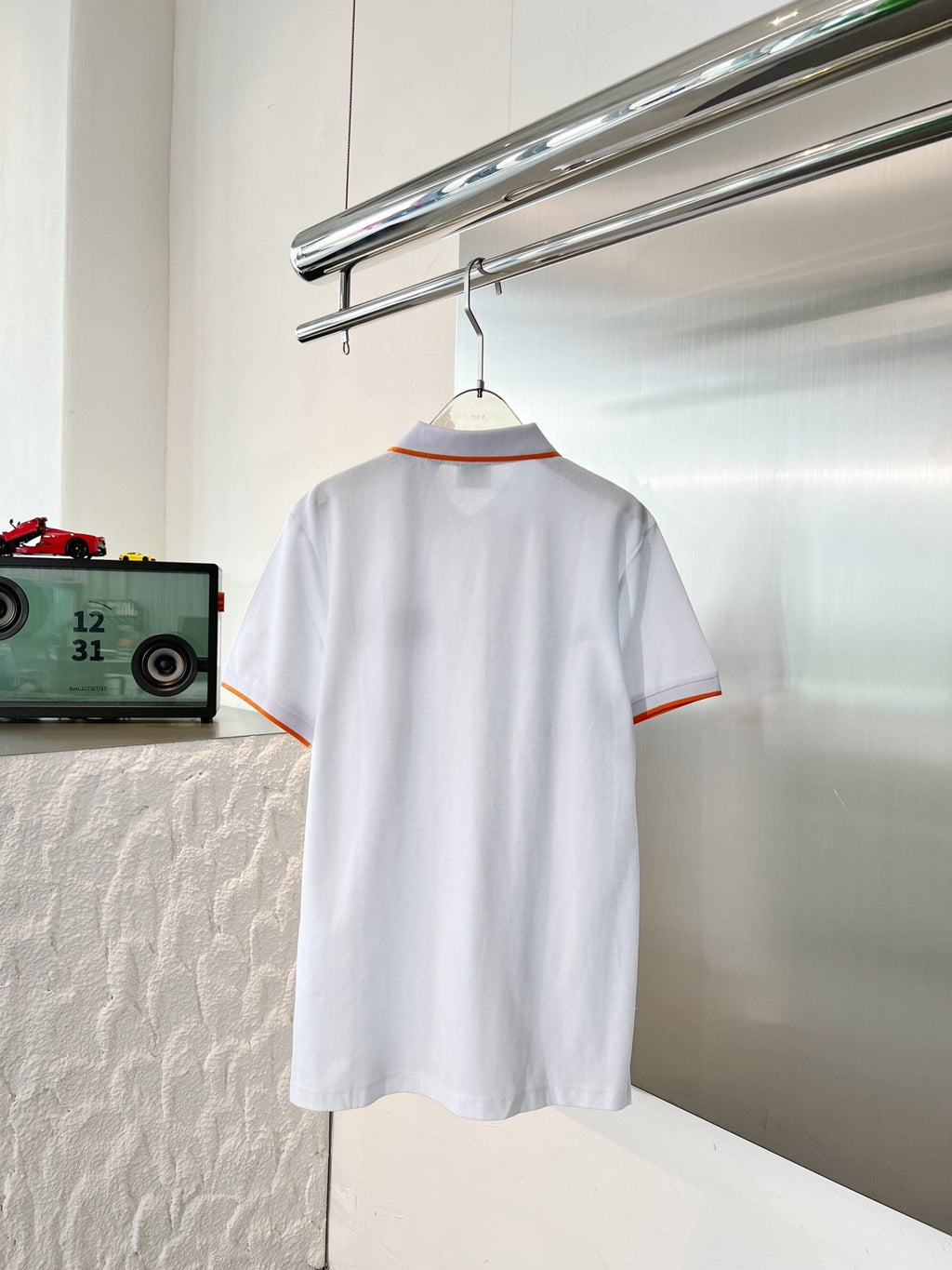 Logo capsule Cotton Piqué Polo Shirt White