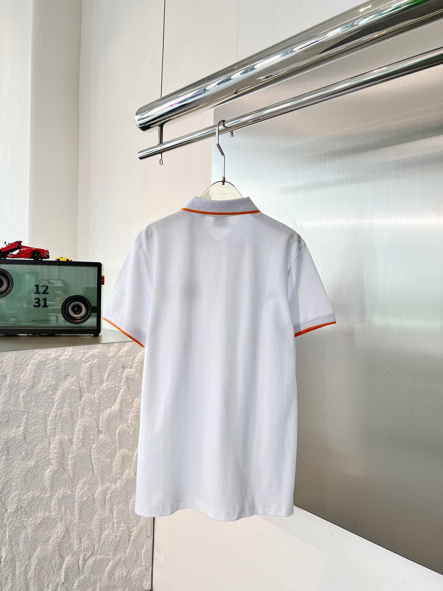 Logo capsule Cotton Piqué Polo Shirt White