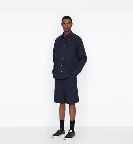 Christian Dior Blue Monogram Shirt