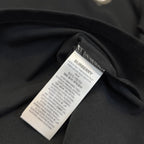 Rabbit Print Cotton Piqué Polo Shirt Black