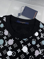 Stripe Accent Monogram T-Shirt