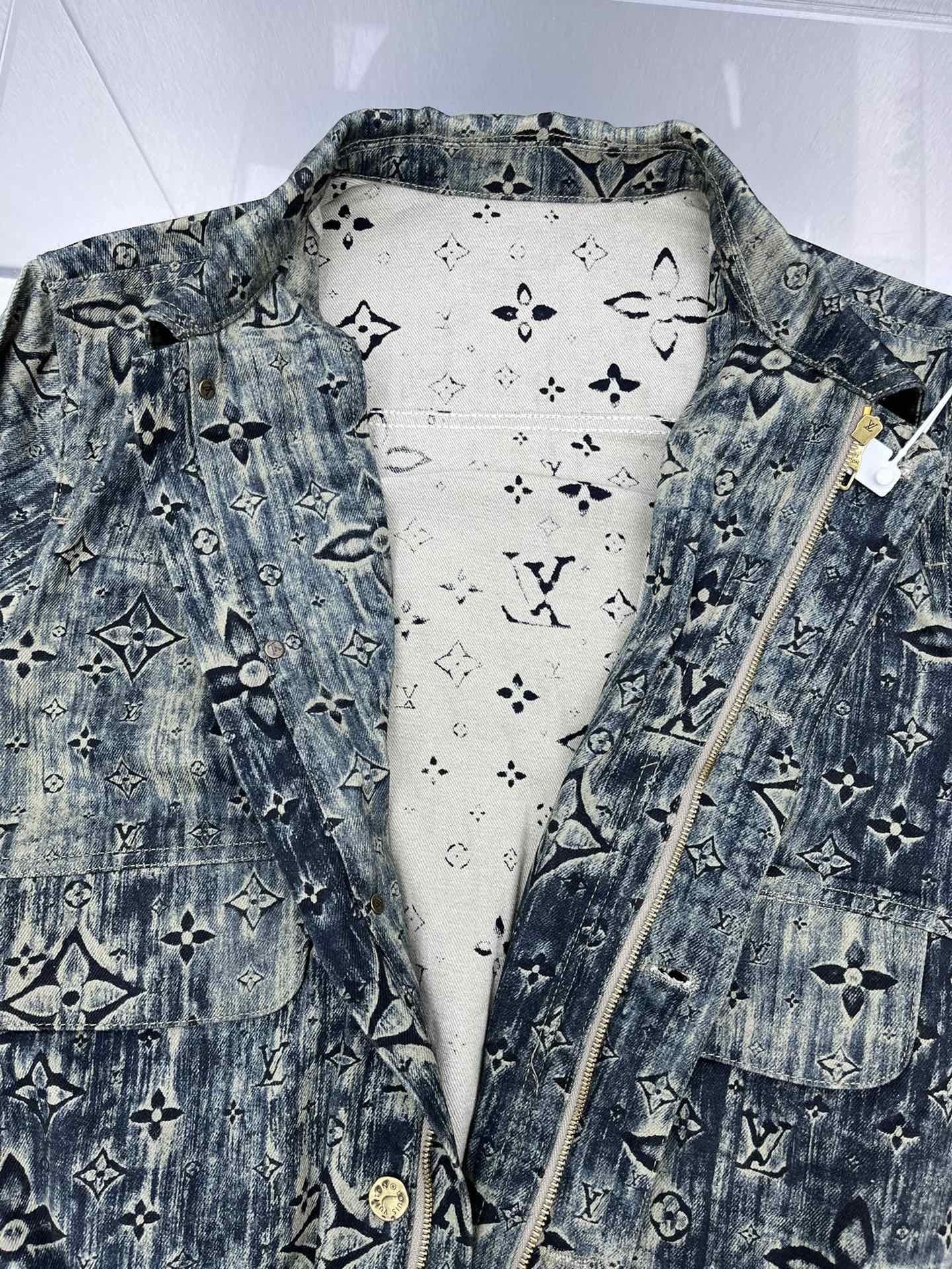 Tapestry Monogram Tailored Denim Jacket