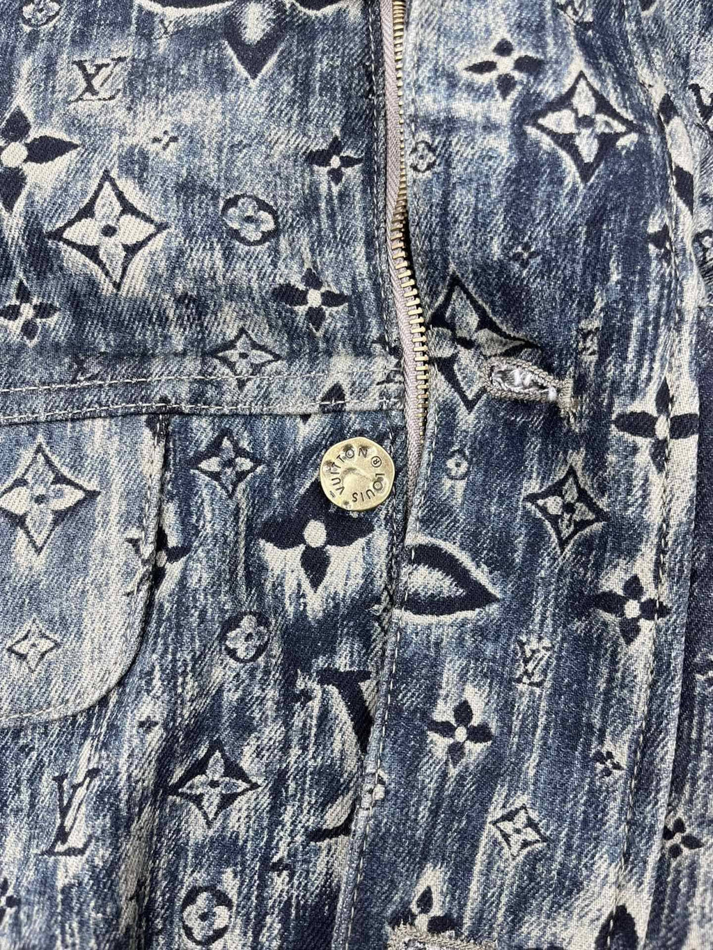 Tapestry Monogram Tailored Denim Jacket