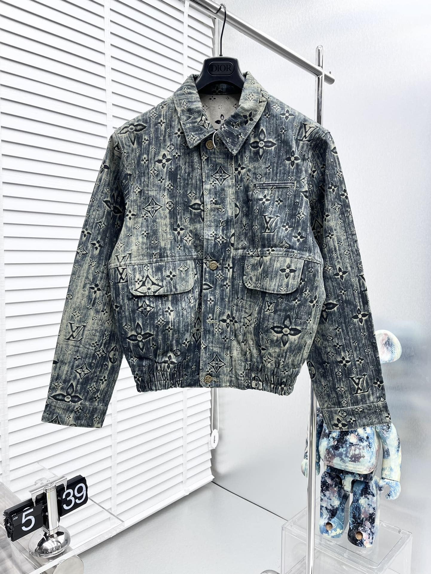 Tapestry Monogram Tailored Denim Jacket