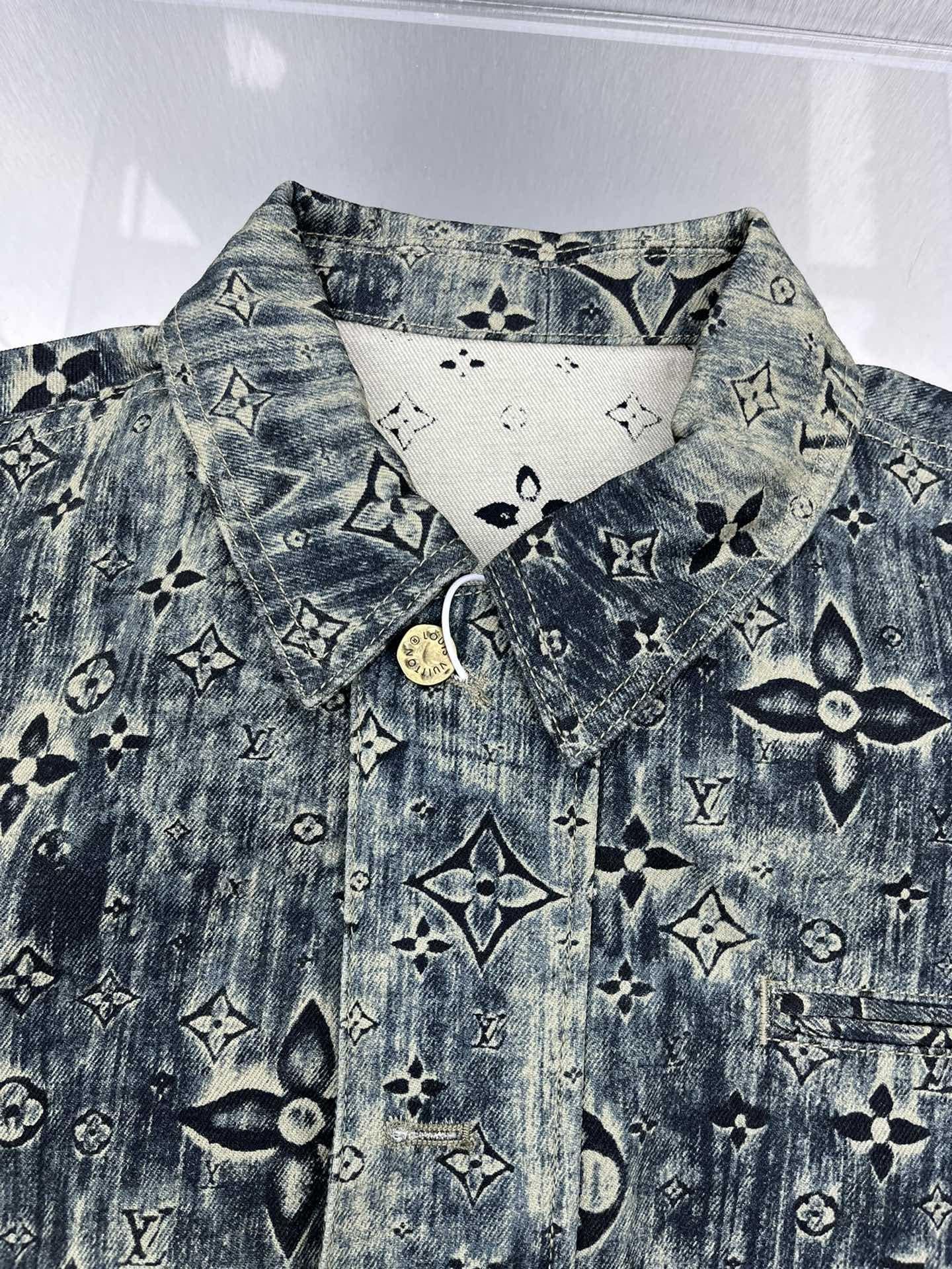 Tapestry Monogram Tailored Denim Jacket