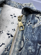 Tapestry Monogram Tailored Denim Jacket