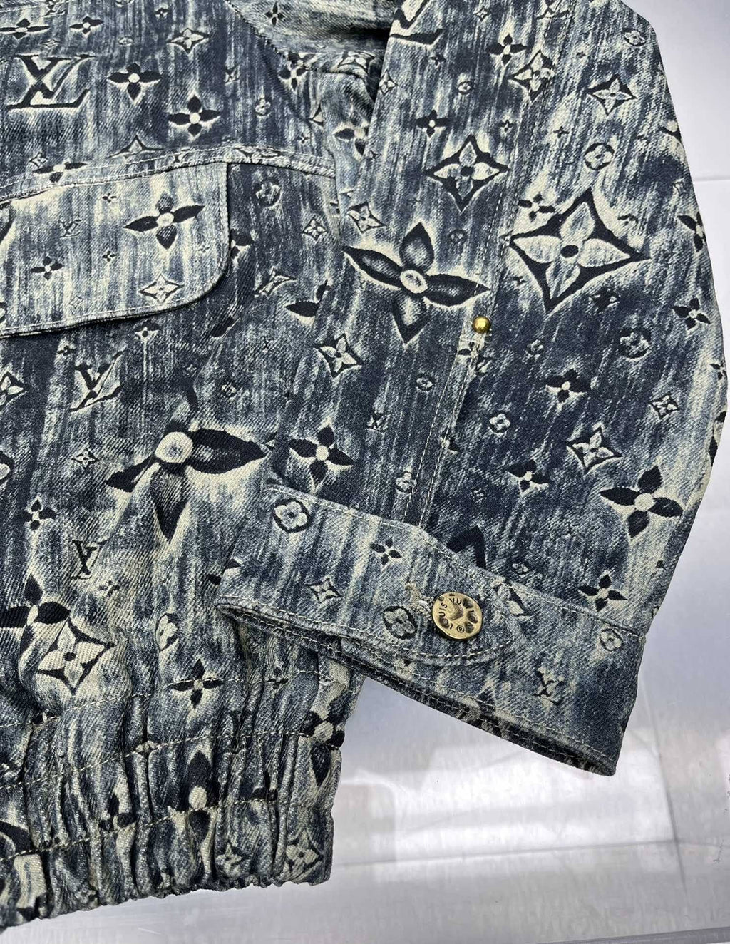 Tapestry Monogram Tailored Denim Jacket