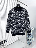 LV x YK Painted Dots Printed Crewneck