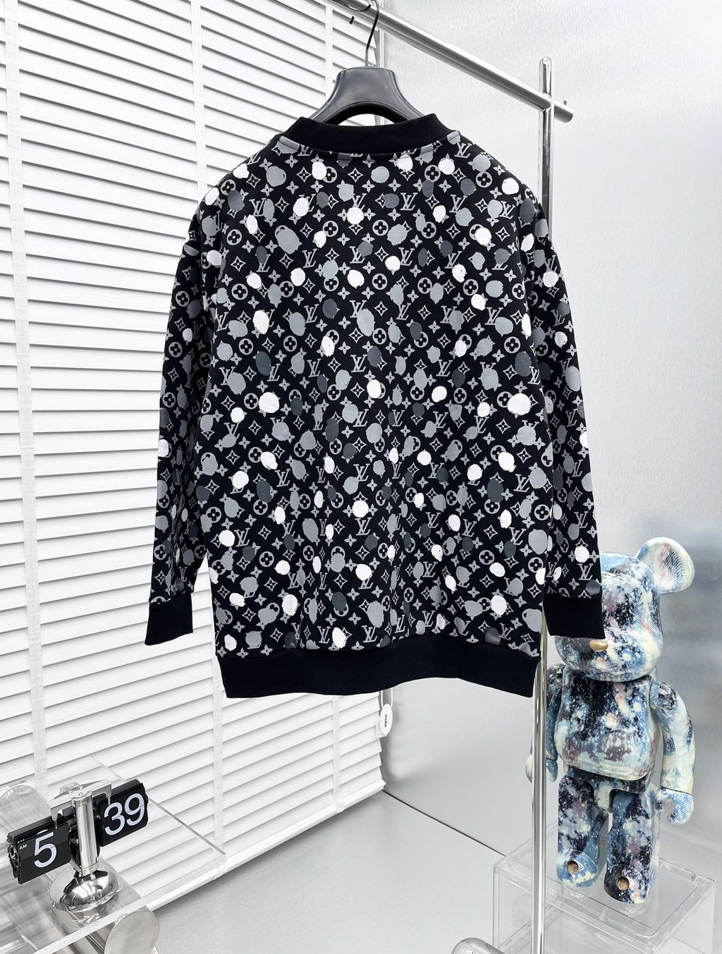 LV x YK Painted Dots Printed Crewneck