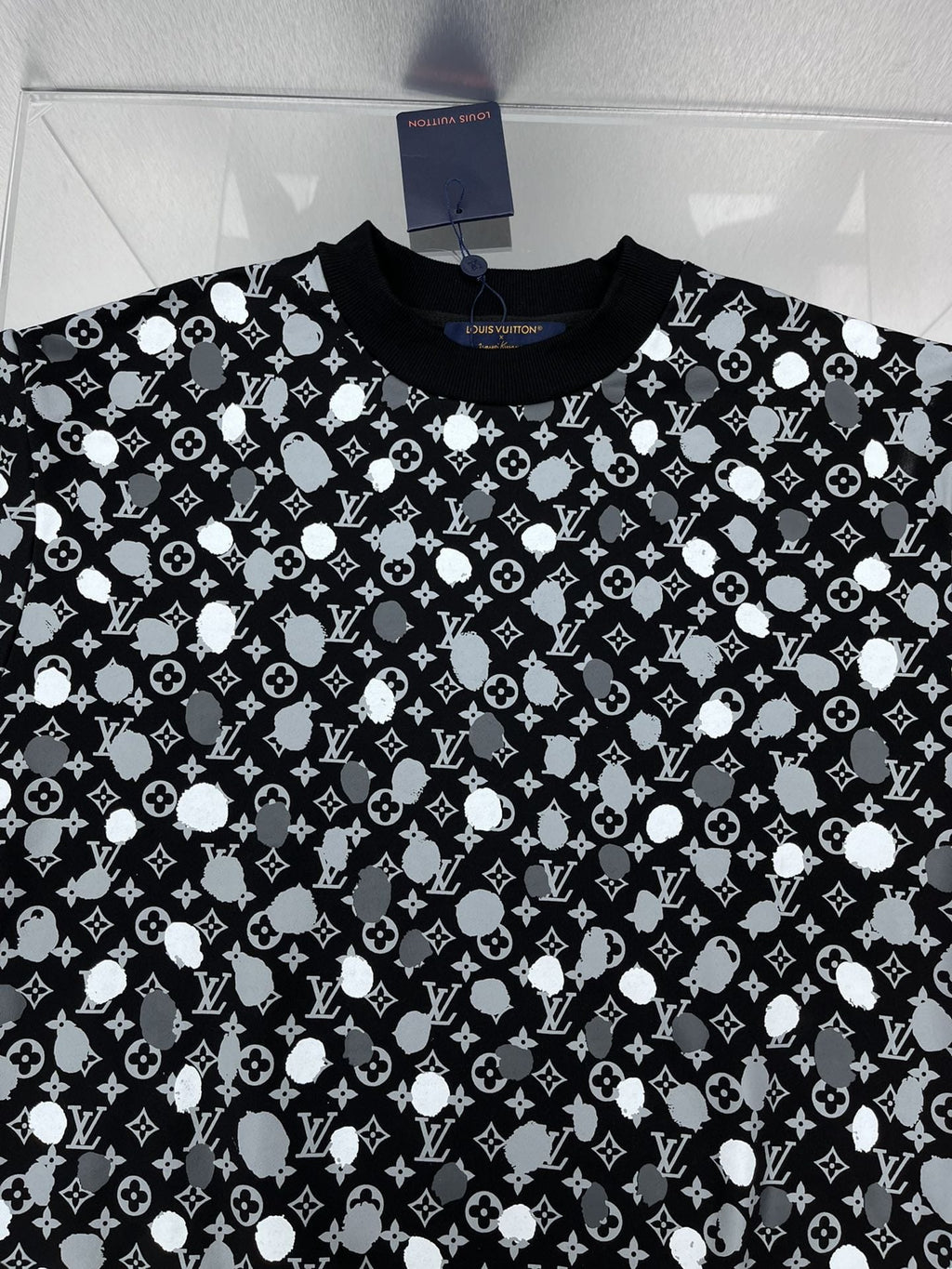 LV x YK Painted Dots Printed Crewneck