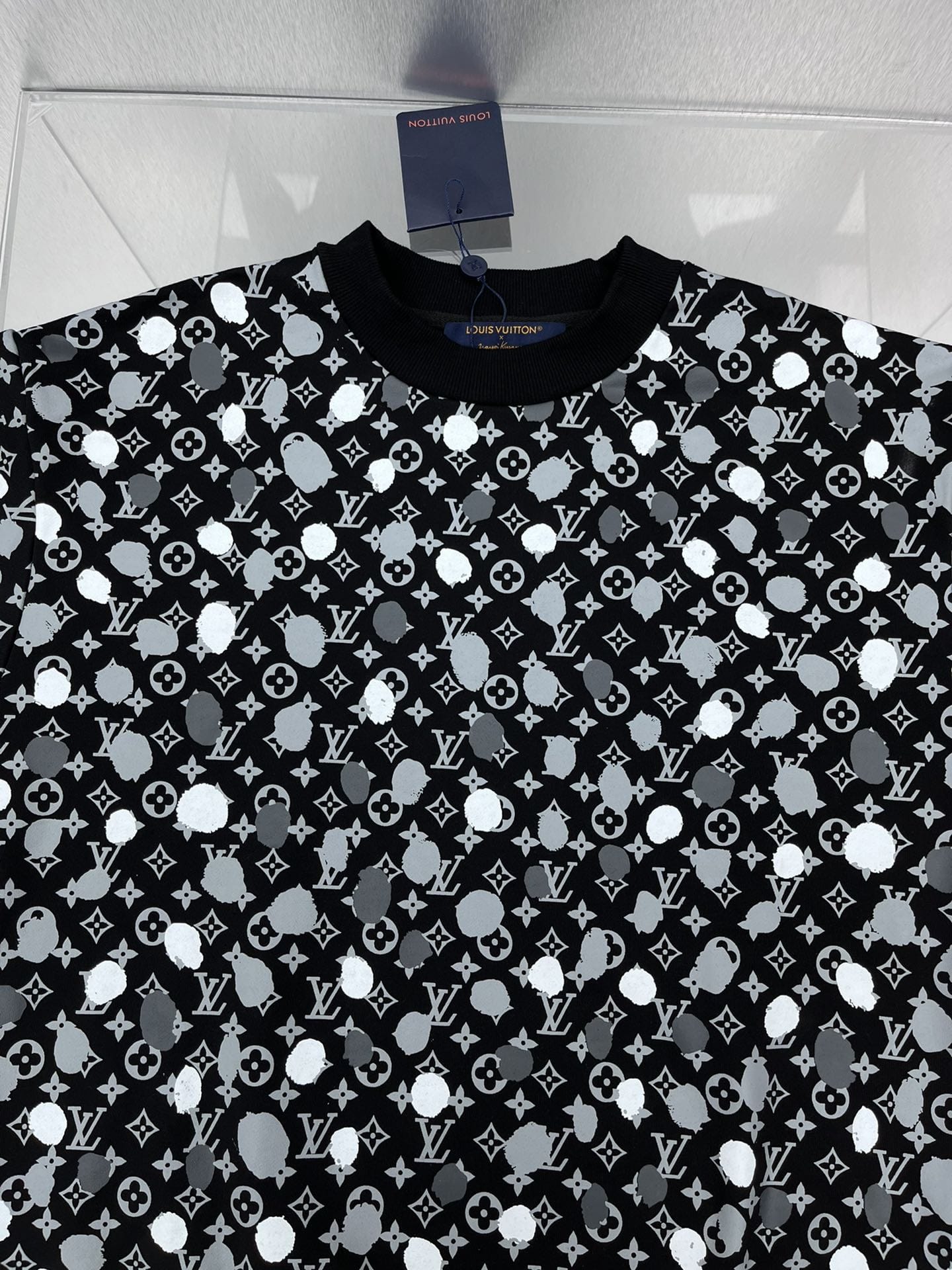 LV x YK Painted Dots Printed Crewneck