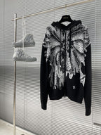 LV x YK Psychedelic Flower Zipped Hoodie