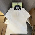 Burberry Collar Cotton Polo Shirt White