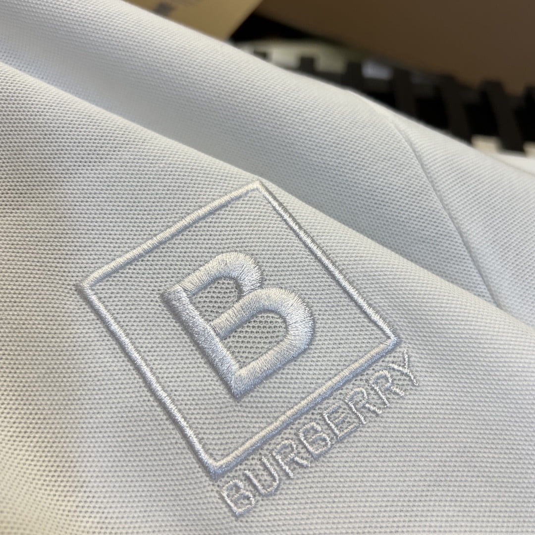 New Collar Cotton Polo Shirt White