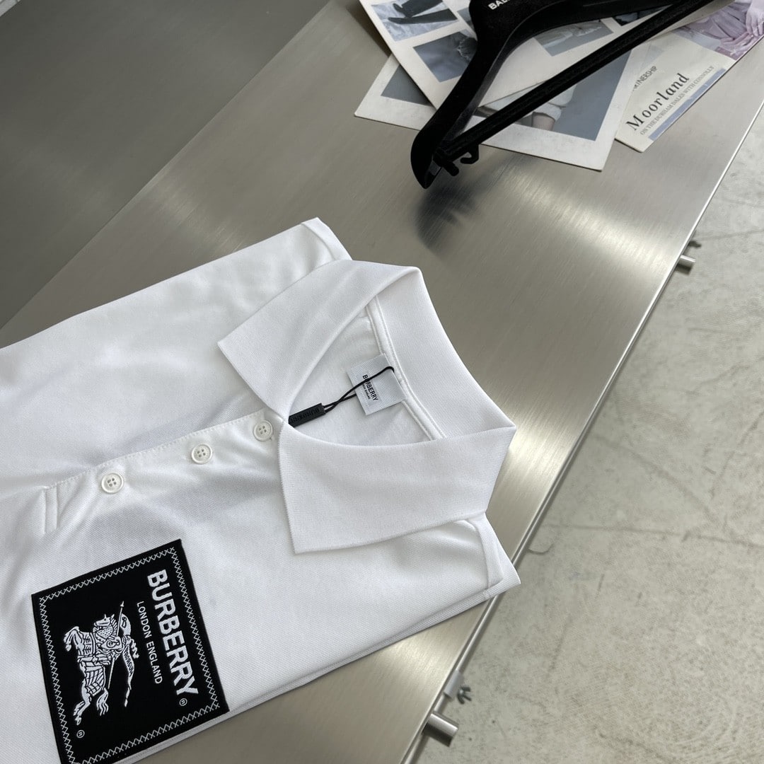 Burberry Logo Lapel Polo Shirt