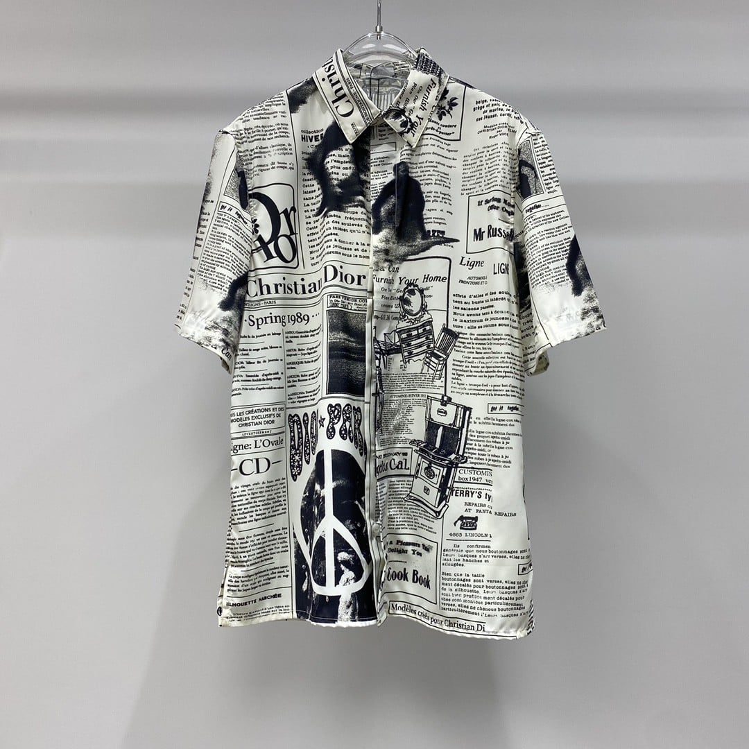 DIOR OB SHORT-SLEEVED SHIRT