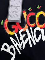 Gucci x Balanciaga BLACK  T-SHIRT