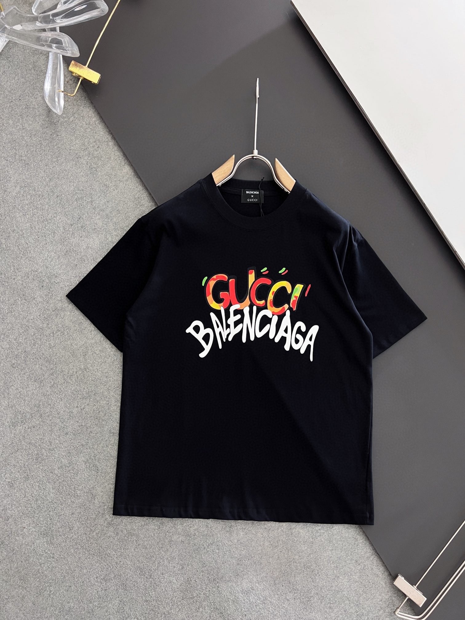 Gucci x Balanciaga BLACK  T-SHIRT