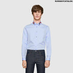 Gucci Oxford Duke Shirt With Snake