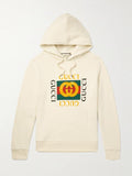 Gucci Logo-Print Cotton-Jersey Hoodie