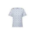 Aquarelle Monogram Eyelet T-Shirt